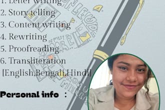 do writing and storytelling