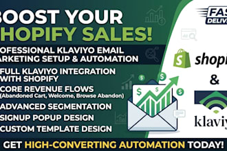 design shopify email marketing and sales recovery flows