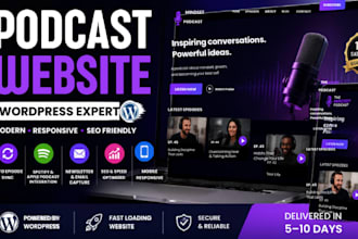 advertise your business  promote podcast website music website wordpress website