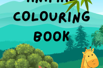 create premium quality coloring books for kids with maximum attention to detail