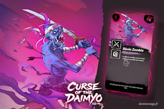 create custom board game illustrations and graphic design