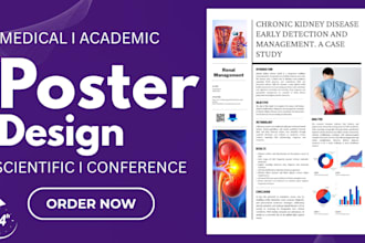 design medical academic scientific poster presentation