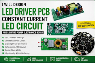 design led driver pcb constant current led circuit and lighting power electronic