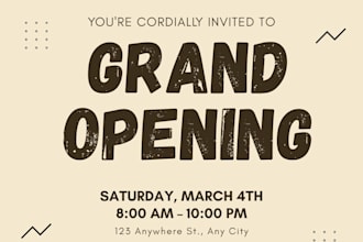 design premium editable canva flyer for small business