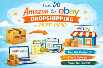 do ebay dropshipping on profit share, ebay product research