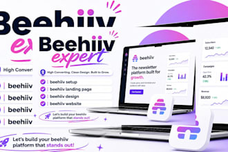 do beehiiv setup, email template, beehiiv website design