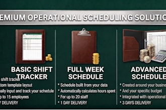 build custom automated schedules in google sheets