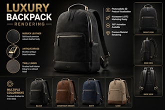 design luxury travel backpack, airport luggage, fashion bag, duffle bag