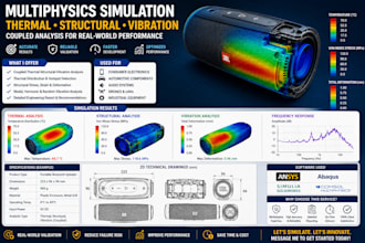 perform thermal structural and vibration multiphysics simulation