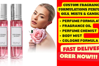 formulate long lasting perfume oil blend body mist candle and cologne product