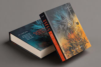 fantasy book cover design, thriller book cover