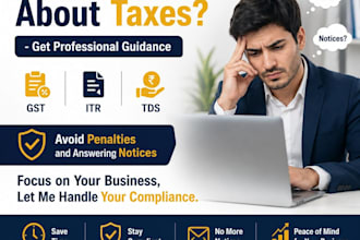 solve your gst and income tax queries and file returns professional