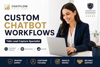 customize tidio chatbot lead capture automation customer support workflows