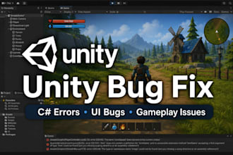 fix bugs and errors in your unity 2d game