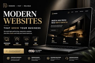build a professional responsive website for your business