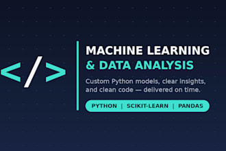 build a machine learning model in python