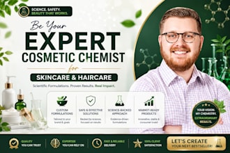 be chemist of cosmetics and skin care formulation