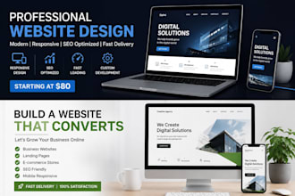 create a stunning, SEO optimized website or landing page for your business