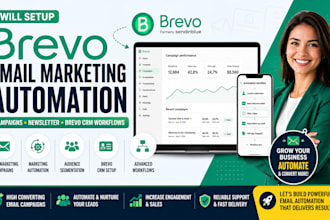 setup brevo email marketing automation campaigns newsletter brevo CRM worksflows