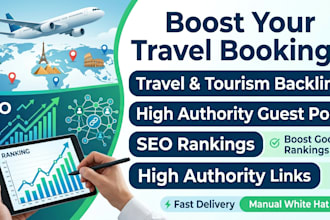 build SEO backlinks for travel tourism and hospitality websites