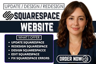 update squarespace fix edit squarespace website  redesign squarespace website