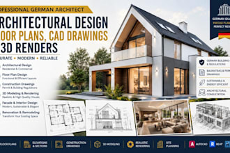do architectural design building design site planning in german