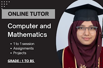 be your math computer and programming tutor for all levels