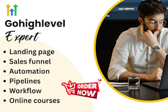 be your go high level expert gohighlevel workflow sales funnel expert