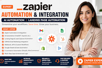 do zapier automatin zapier intergratino ai automation zapier expert landing page