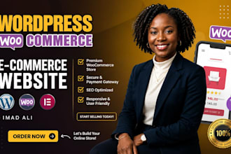 build wordpress woocommerce website, ecommerce webiste, wordpress website design