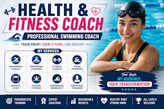 be your professional swimming coach and fitness trainer