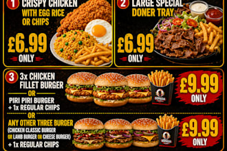design a professional flyer, one pager, leaflet