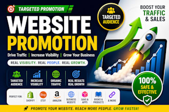 promote your website business and shopify online store professionally