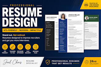 design a professional ats friendly resume and CV