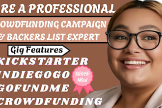 generate real active crowdfunding backers list for kickstarter and indiegogo