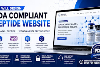 fda complaint peptide website, research peptide, woocommerce peptide store