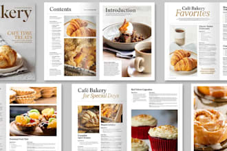 format, design canva cookbook recipe book meal plan, write canva ebook