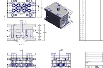 design plastic parts, silicone molds, and injection molds for manufacturing