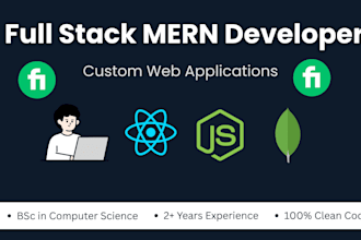develop full stack mern application with mongodb express react node
