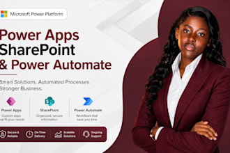 develop power apps, sharepoint and power automate solutions