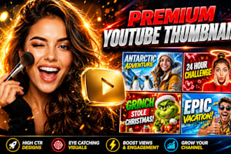 design youtube thumbnail gaming banner podcast cover creator branding templates