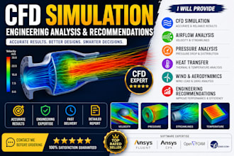 provide cfd analysis, simulation and engineering recommendations