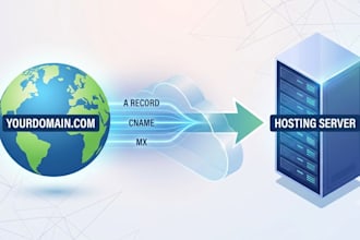 do domain hosting setup