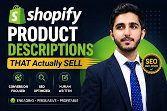 write shopify product descriptions that rank and convert