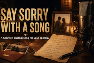 create a custom ai apology song to say sorry