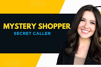 mystery shopper, secret caller phone call