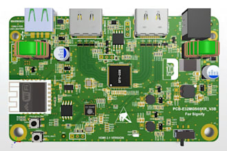 create multilayer high speed pcb rf layout circuit design and gerber files