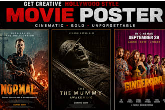 design film poster movie event vintage flyers cinematic poster film deck design