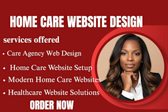 design home care website healthcare senior care website medical ngo website