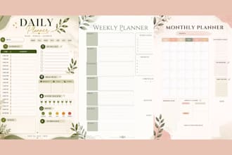 design canva ebooks, planners, lead magnets, journals, and fillable pdfs